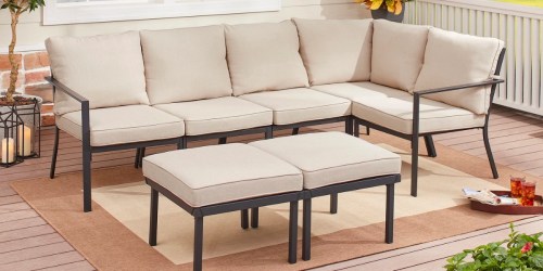 WOW! Score Over $400 Off This 7-Piece Mainstays Patio Sectional