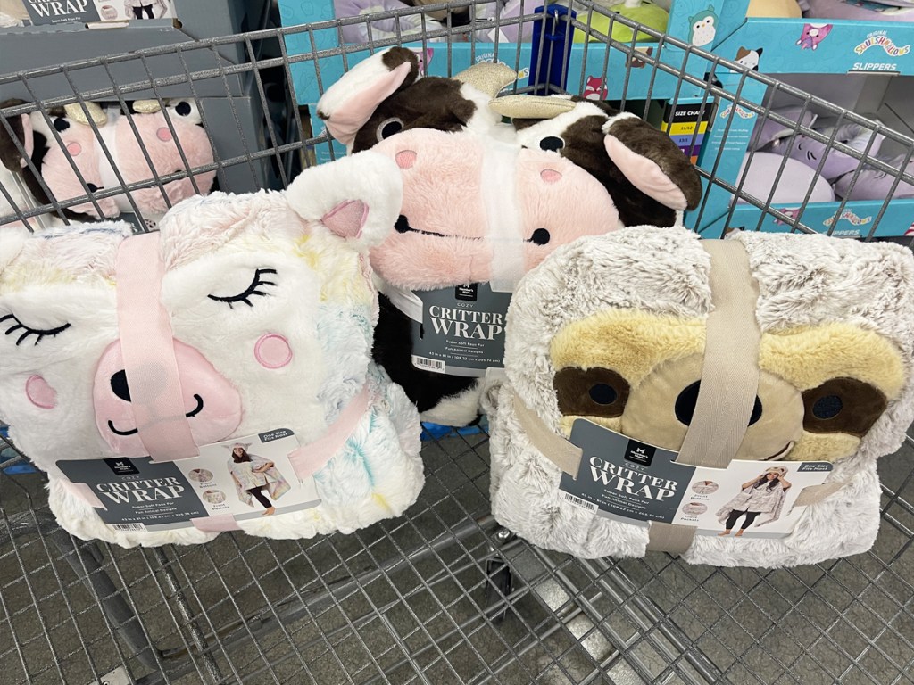 animal blanket wraps in sam's club shopping cart