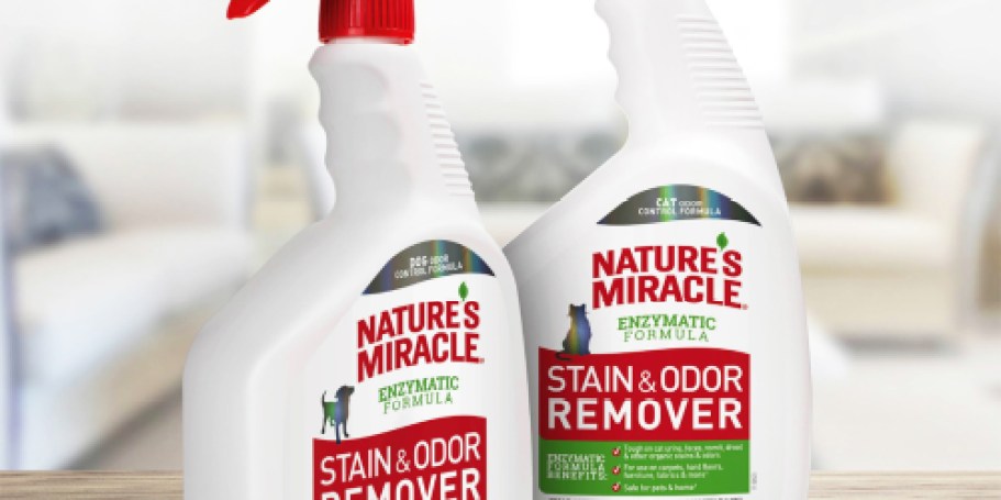 Nature’s Miracle Stain & Odor Remover Just $6.65 Shipped on Amazon (Regularly $13)