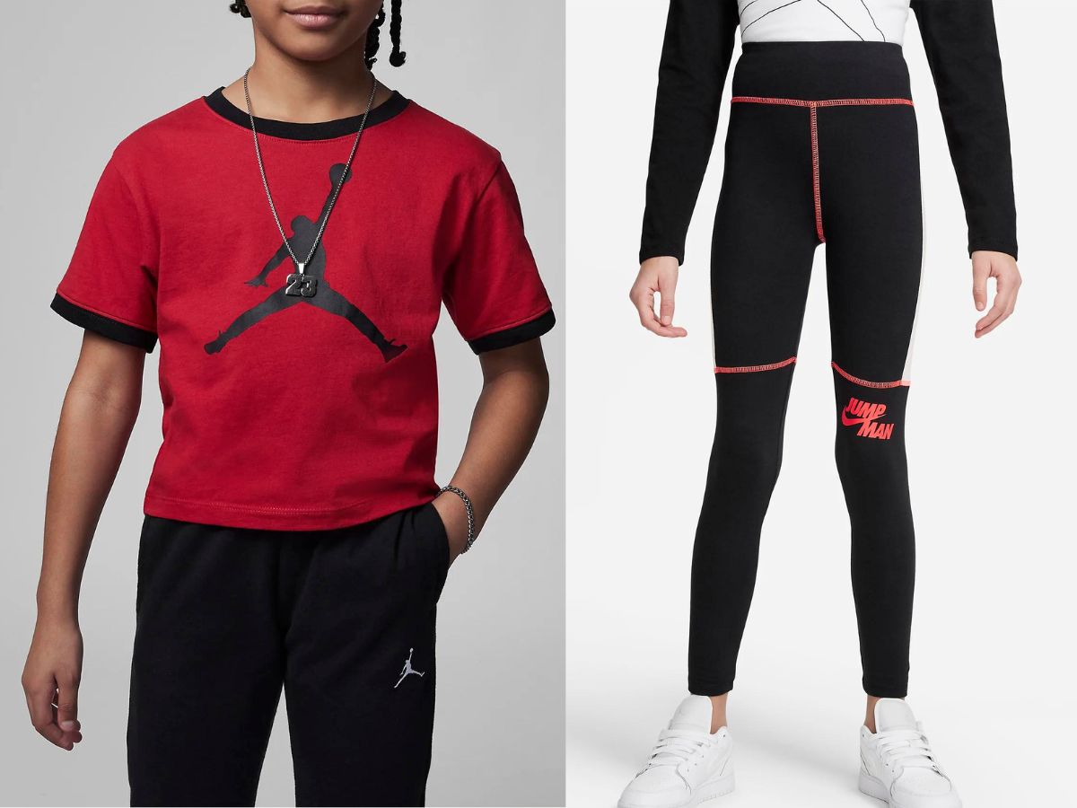 Stock images of Nike Jordan Kids Clothing