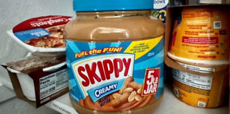 HUGE 5-Pound Skippy Peanut Butter Jar Only $7.55 Shipped on Amazon