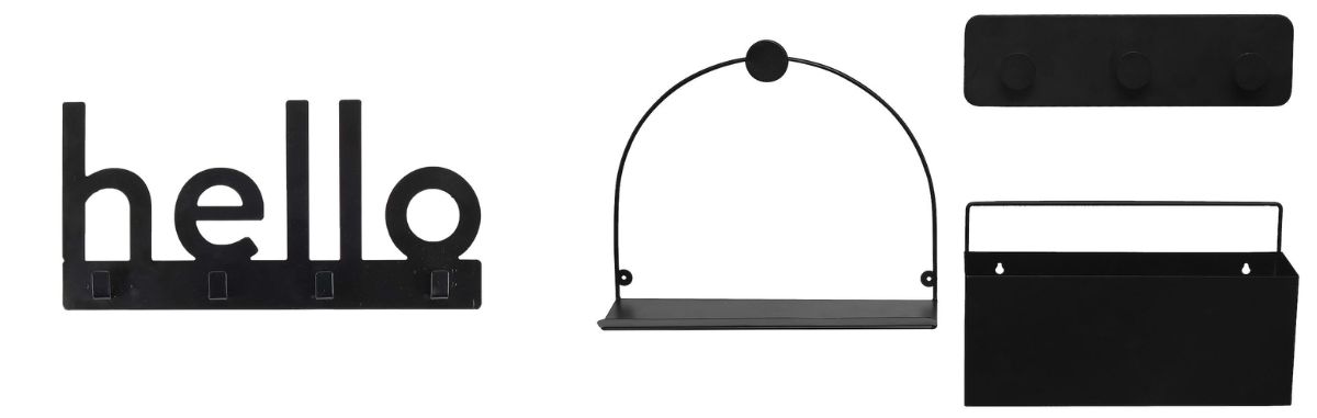 Sonoma Goods For Life Hello 4-Hook Wall Decor