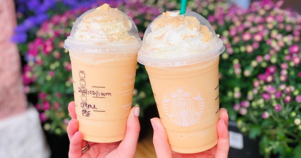 Two Starbucks Frappuccino Drinks