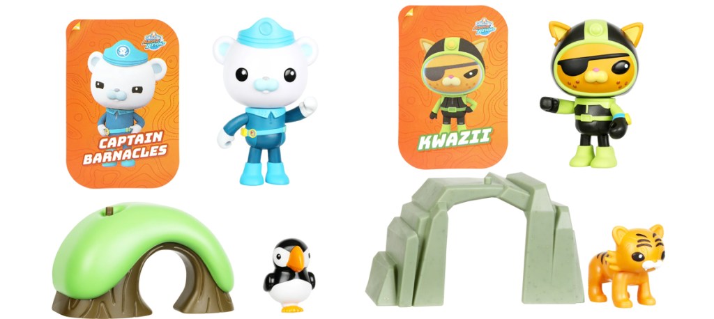two Octonauts Toy Figure Adventure Packs