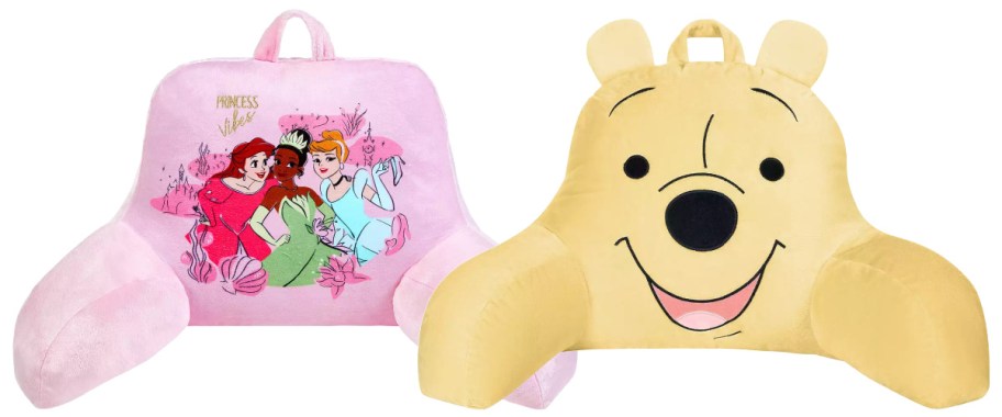 princess and winnie the pooh backrest pillows