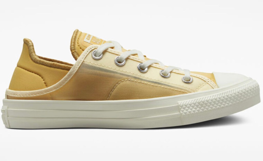 yellow low top converse