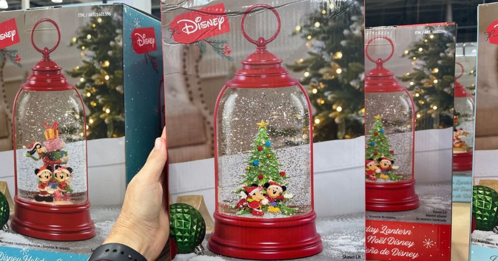 Disney Holiday Lantern on display in store