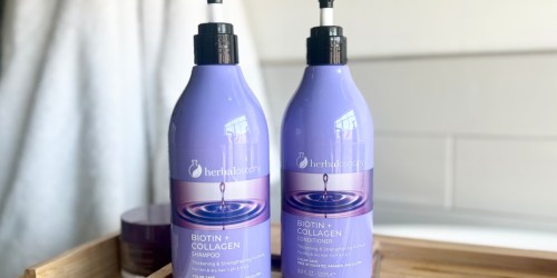 Herbalosophy Keratin & Collagen Shampoo & Conditioner Set Just $11 Shipped on Amazon