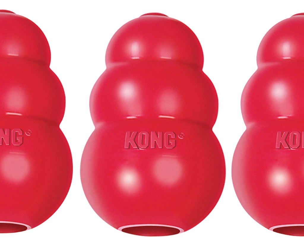 kong classic treat toy 3 side by side