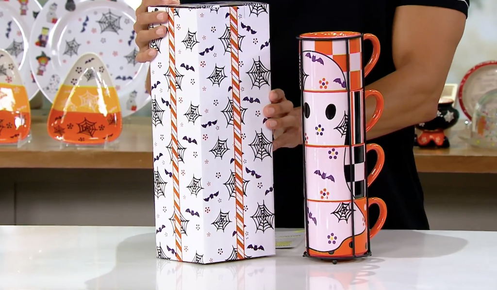 Halloween stacking mugs 