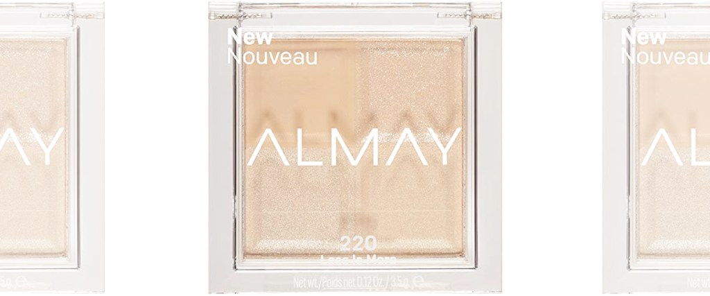 almay eyeshadow with 4 light shades