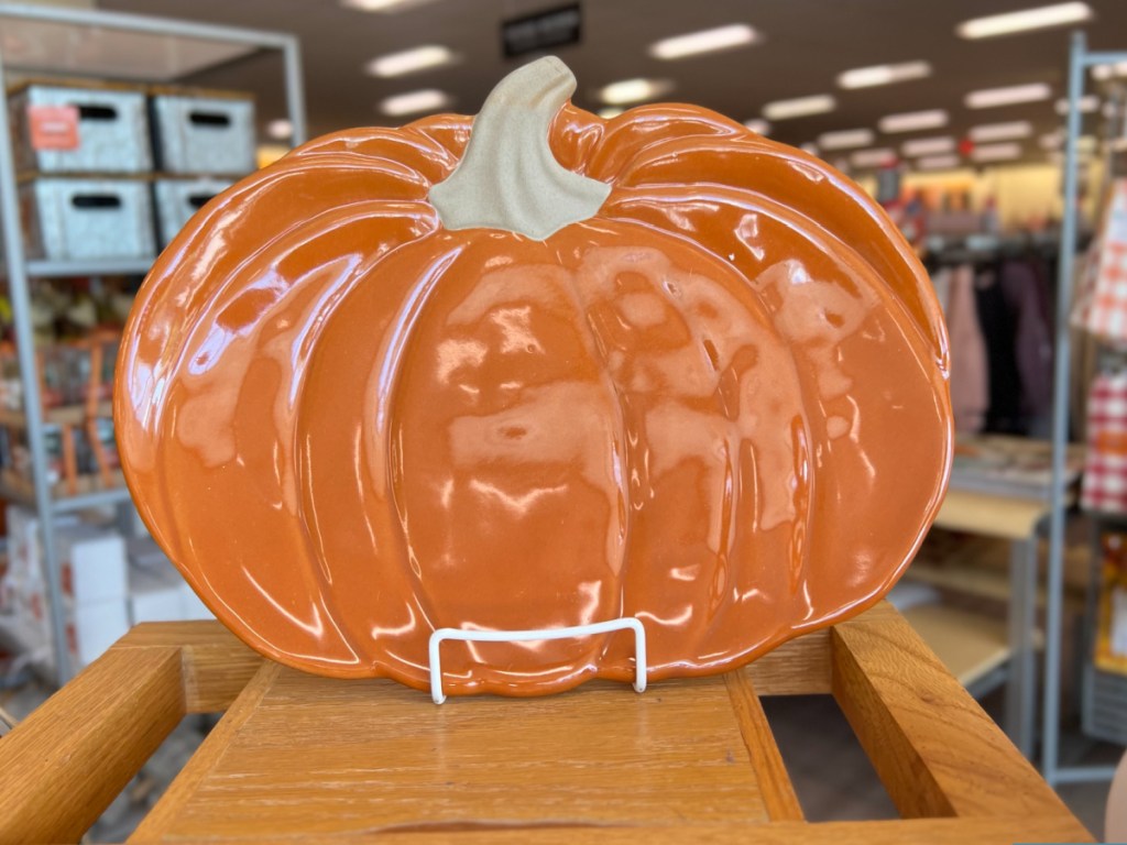 Celebrate Together Fall Harvest Serving Platter on display