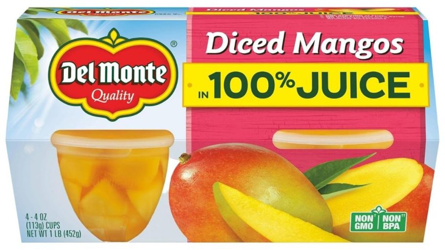 Del Monte Mangos in Cups