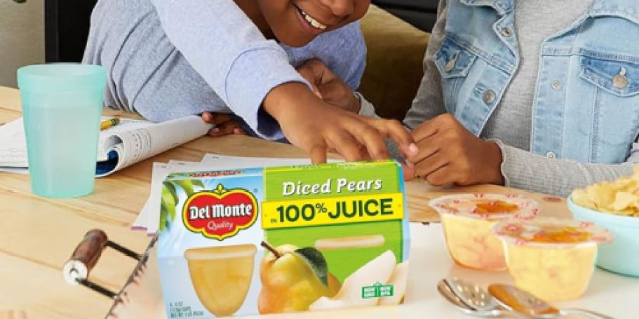 Del Monte Fruit Cup 24-Packs from $7.93 Shipped on Amazon | Pears, Peaches & Mangos