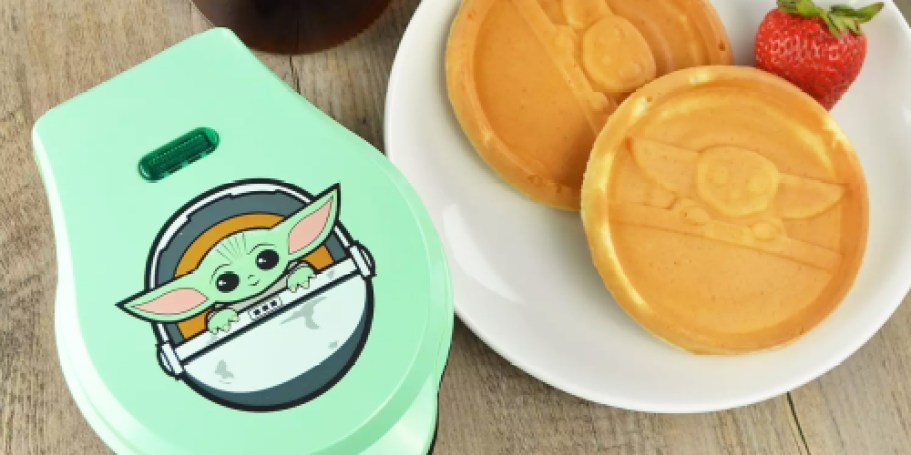 Mandalorian Mini Waffle Makers Only $10.49 on Kohls.com (Reg. $25) + More Disney Appliances