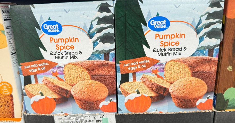 Great Value Pumpkin Spice Quick Bread & Muffin Mix 