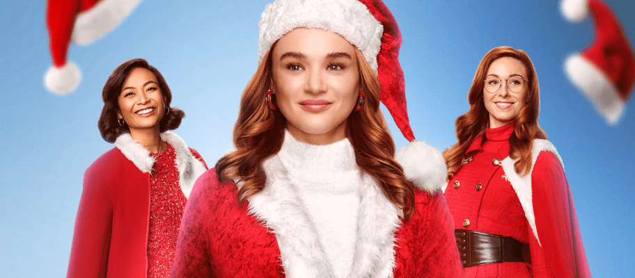 Hallmark Channel's Christmas in July poster for The Santa Summit movie