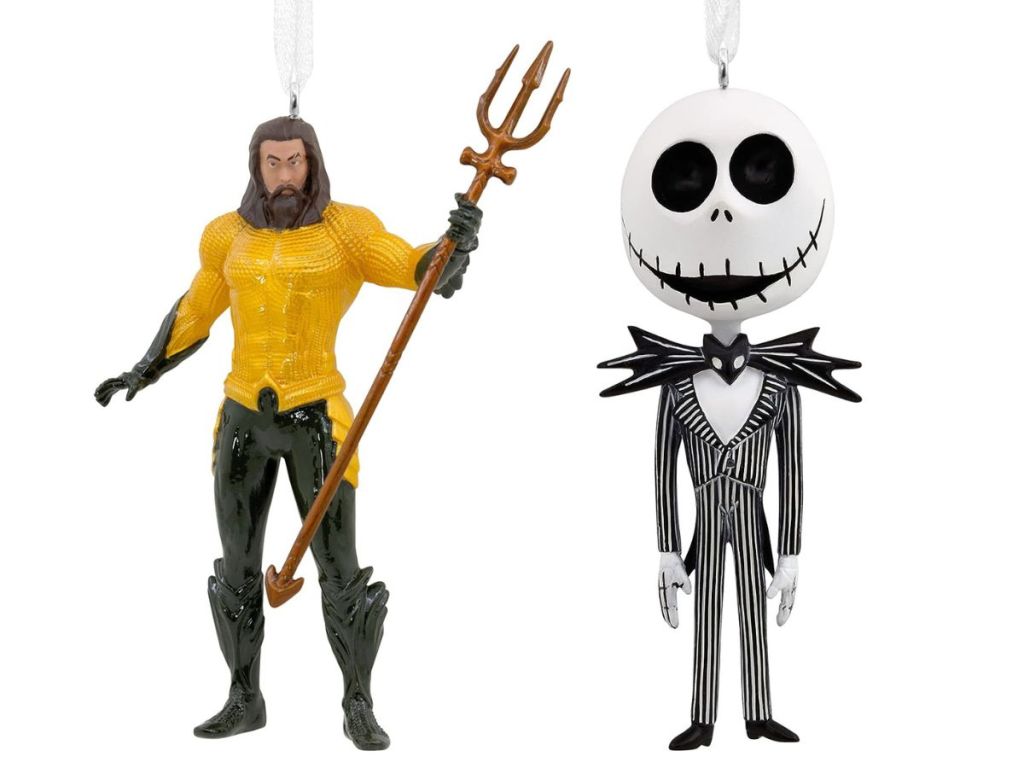 Hallmark Ornaments Aquaman and Jack Skellington