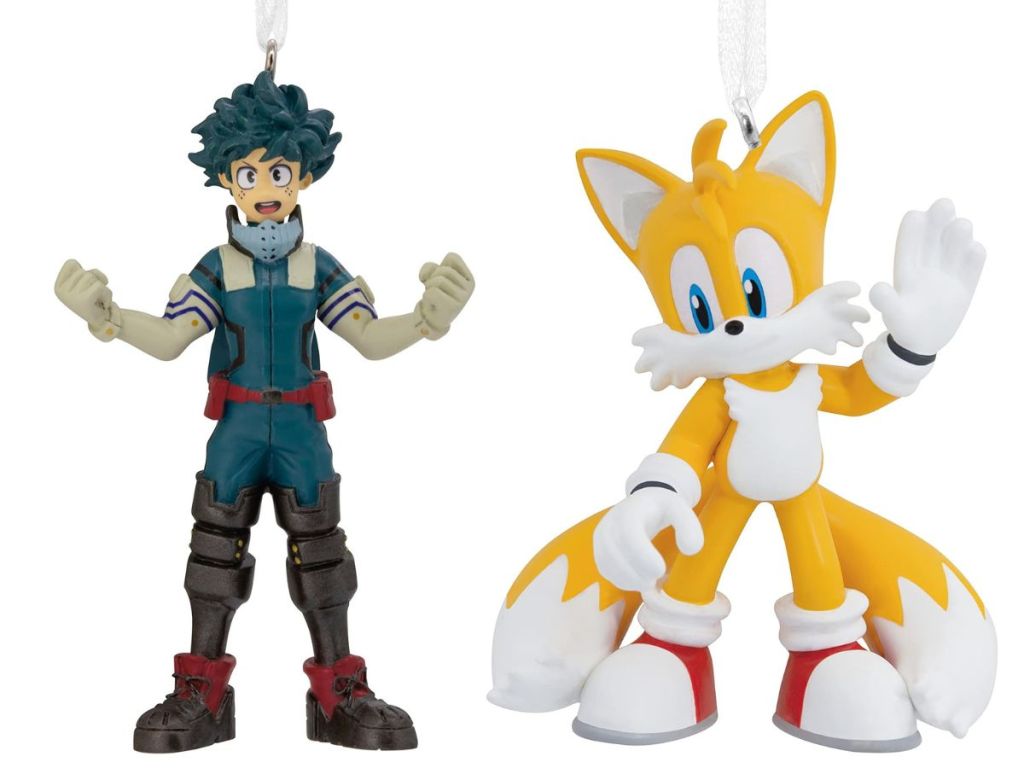 Hallmark Ornaments My Hero Academia and Sonic