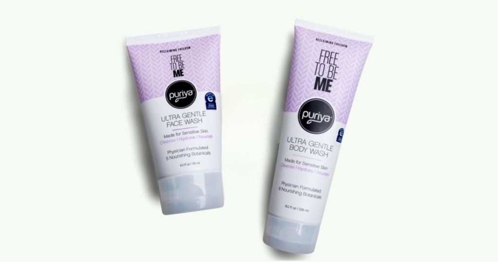 Puriya Ultra Gentle Face and Body Wash for Sensitive Skin