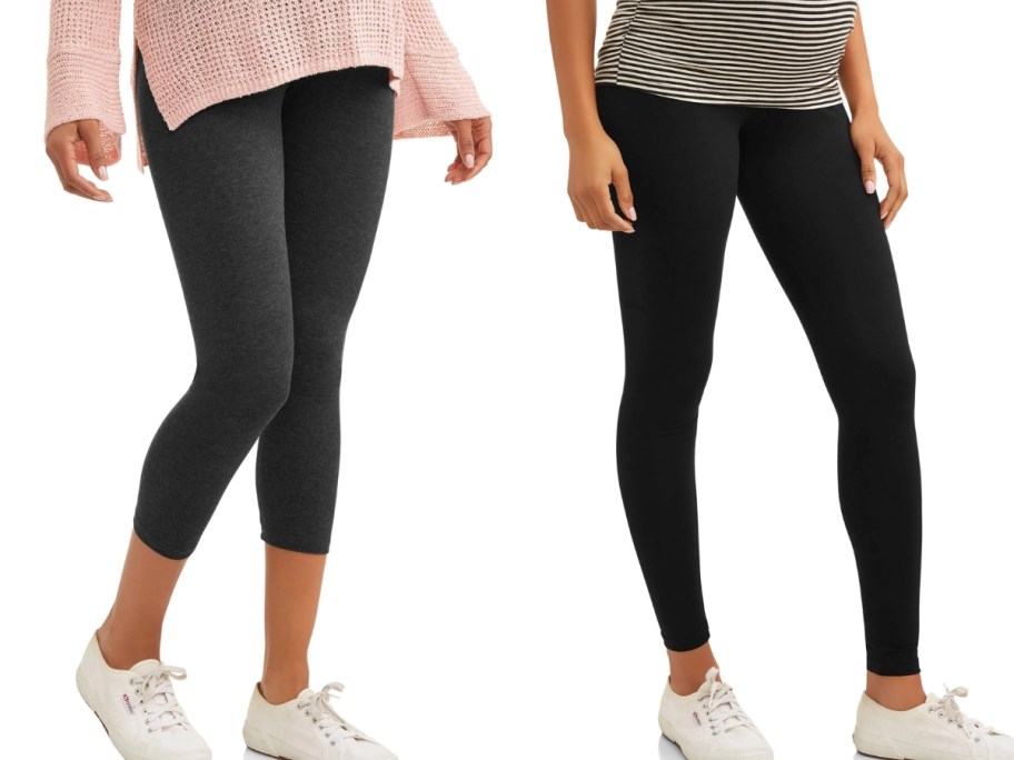 oh mamma capri and full-length maternity leggings