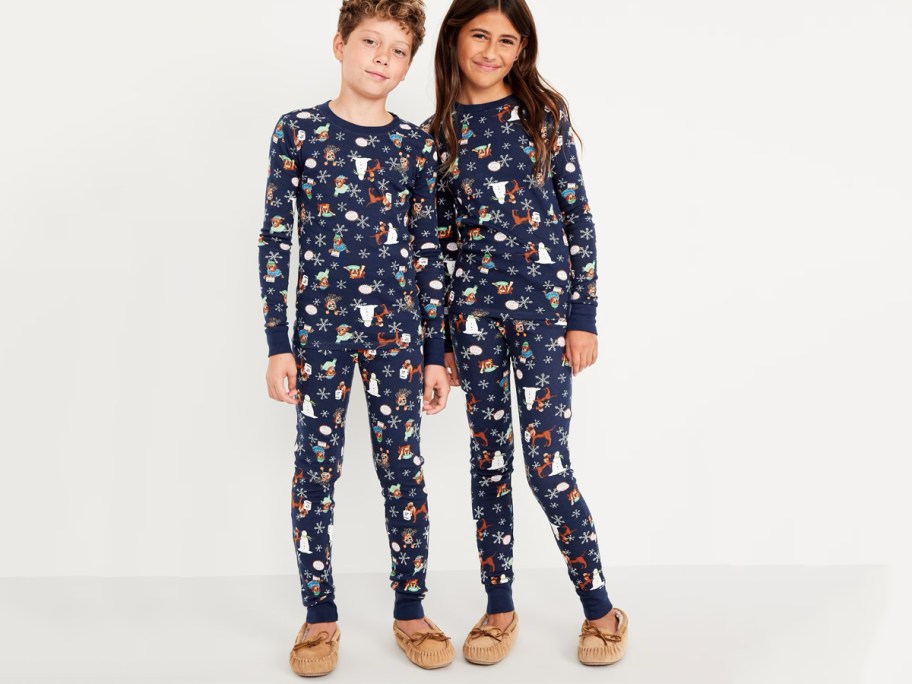 Old Navy Kids Gender-Neutral Graphic Snug-Fit Pajama Set