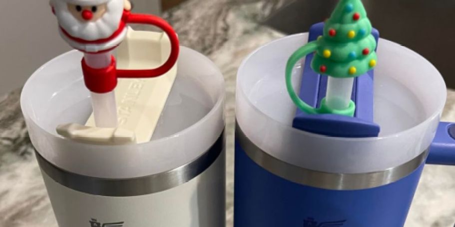 Christmas Tumbler Straw Topper Advent Calendars Starting Under $10 on Amazon