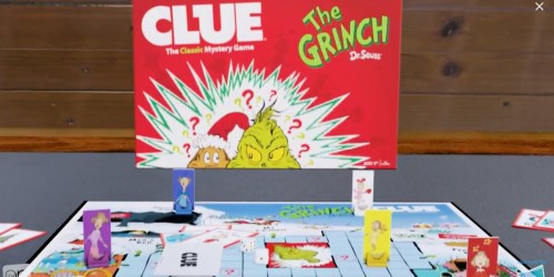 The Grinch Clue Board Game Available on Amazon