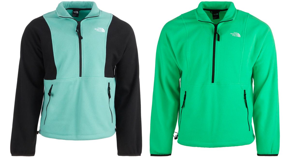 The North Face Men's TKA Attitude 1:4 Zip Fleece stock images