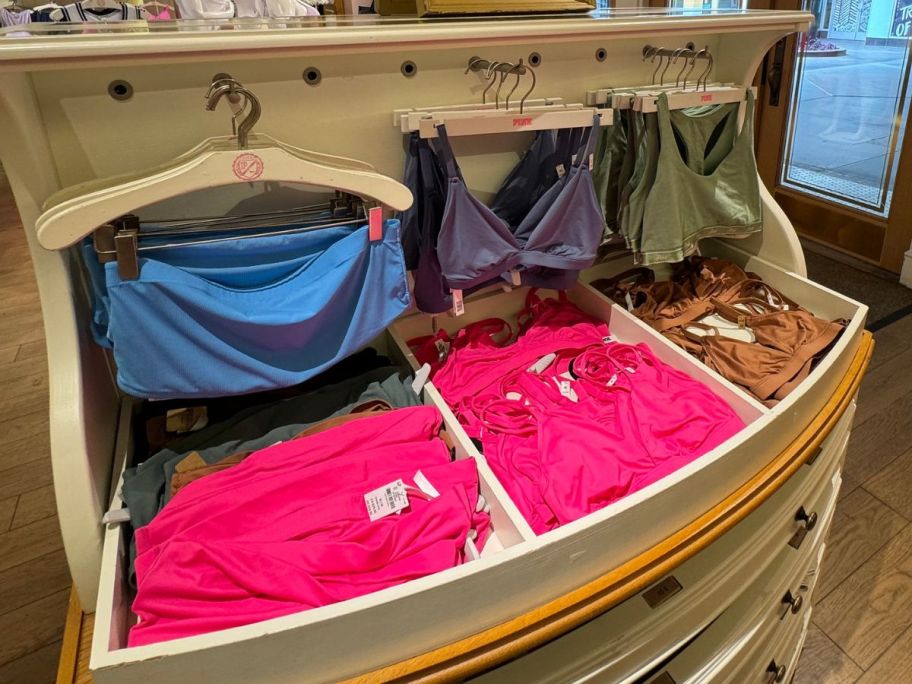 Pink Bralettes at a VS Pink Store
