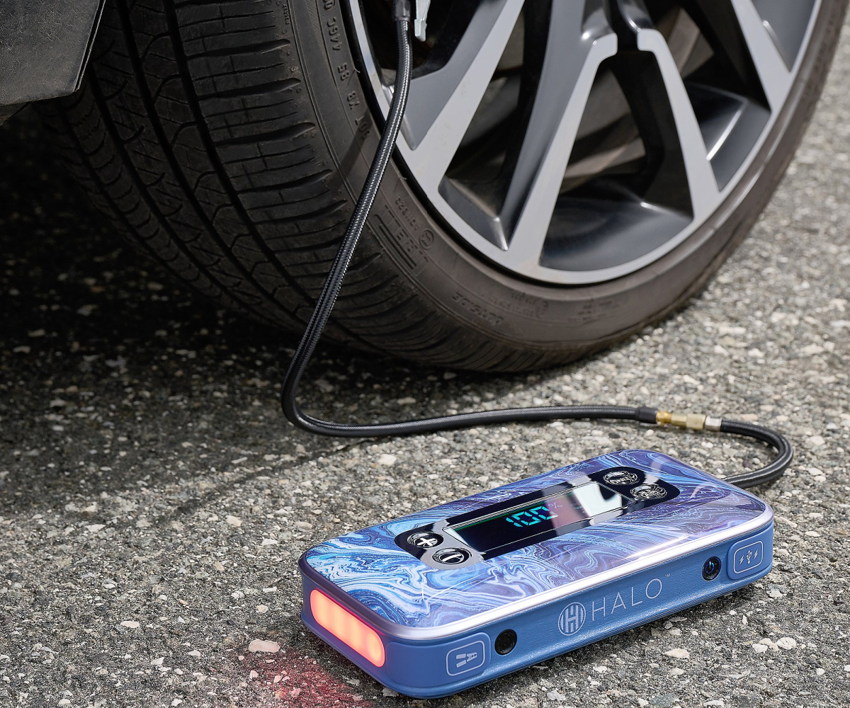 halo bolt on the ground next to a tire