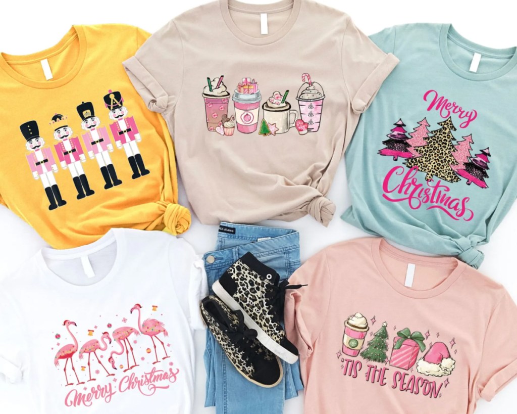 pink nutcracker graphic tees