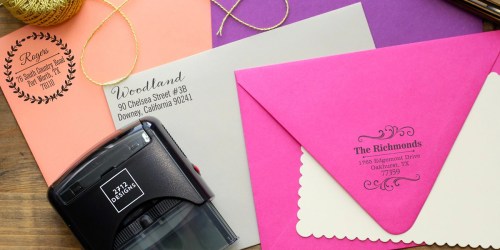 Up to 85% Off Personalized Self-Inking Stamps on Groupon | Tons of Design Options!