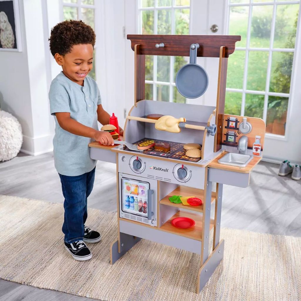 KidKraft Spin and Reveal Grill and Kitchen 