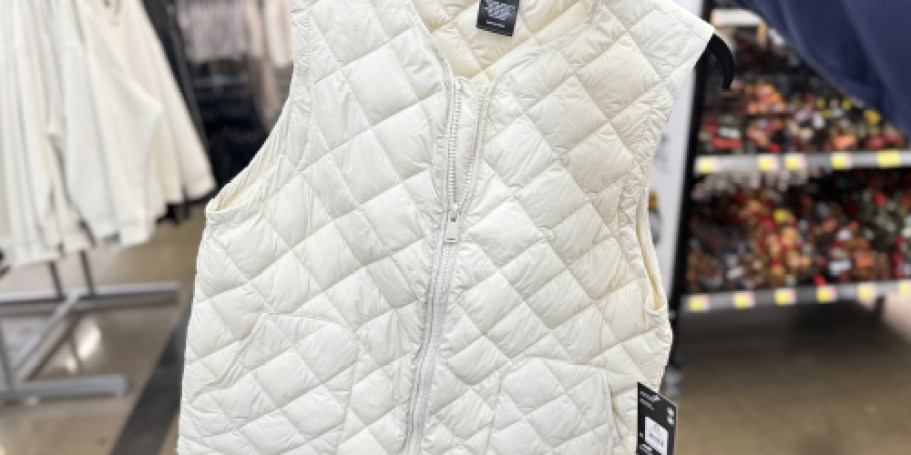 Women’s Puffer Vests from $12.98 on Walmart.com – Includes Plus Sizes