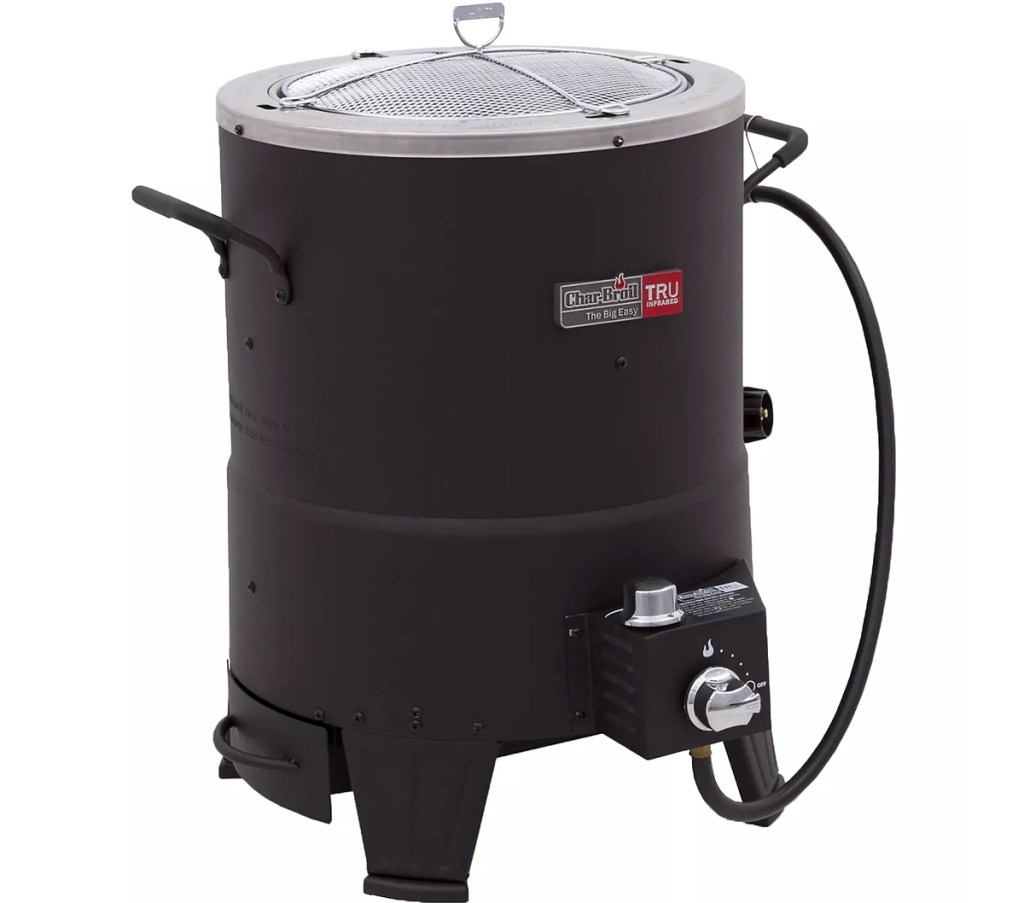 large round turkey fryer