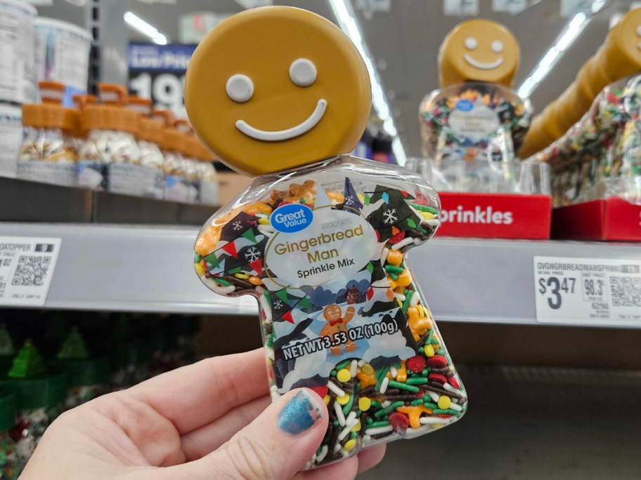 Great Value Gingerbread Man Sprinkle Mix