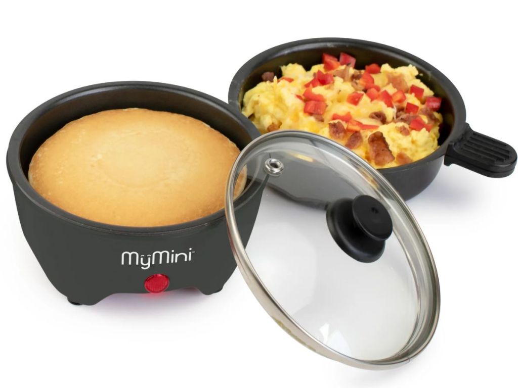 Nostalgia MyMini Personal Electric Skillet & Noodle Maker 