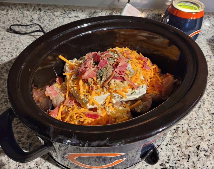 Keto crack chicken in a Crock-Pot makes for an easy slow cooker weeknight meal