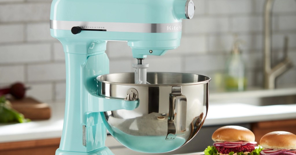 teal bowl mixer