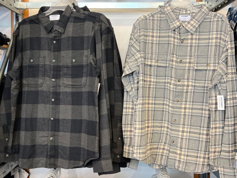 Men's Old Navy Flannel Shirts