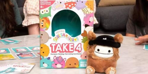 Squishmallows Take4 Game Just $7.58 Shipped w/ Prime (+ Up to 75% Off Plush!)