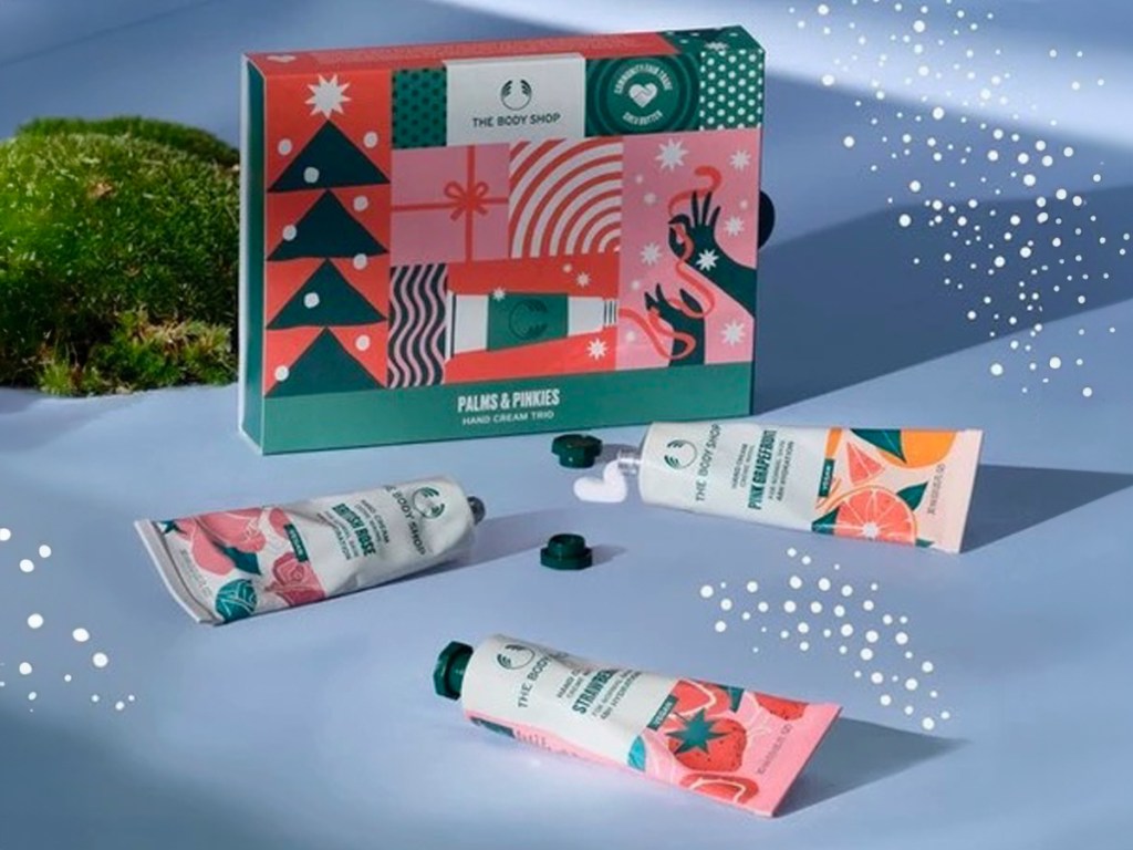 The Body Shop Palms & Pinkies Hand Cream Trio