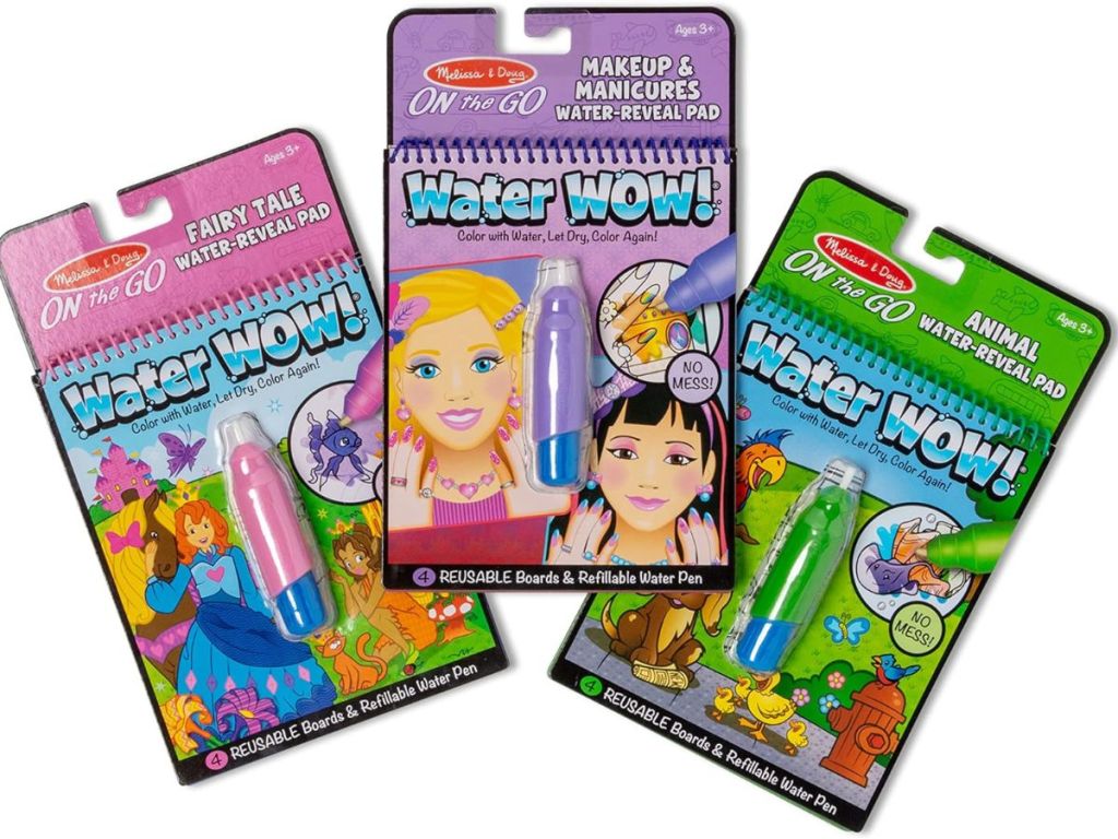 Water Wow Makeup, Animals, & Princesses books