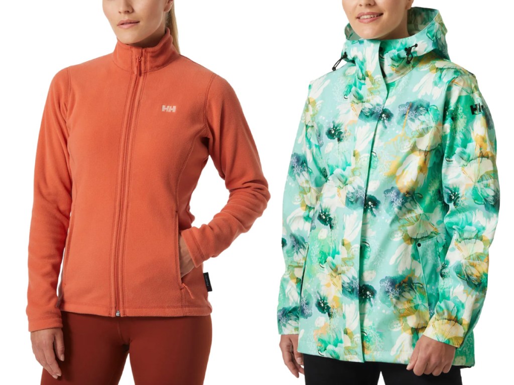 two women in jackets