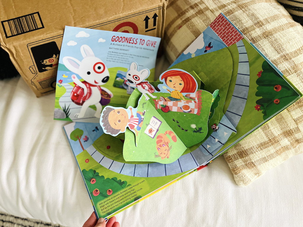 Target bullseye pop up book