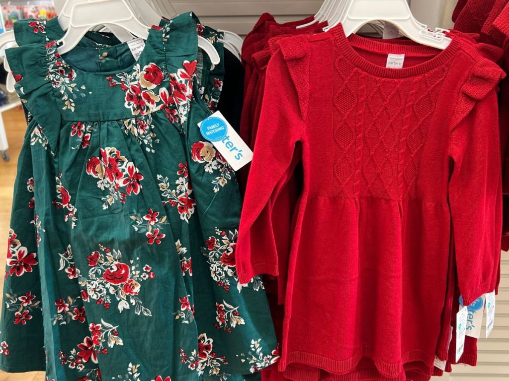 Carter's girls holiday dresses