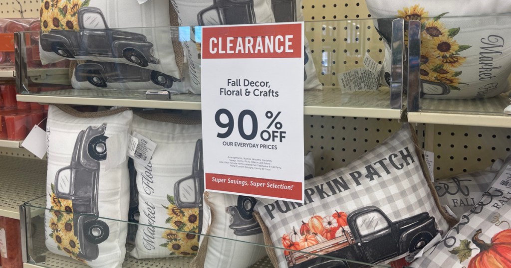 Fall Clearance at Hobby Lobby