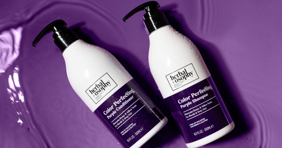 Herbalosophy Purple Shampoo & Conditioner Set