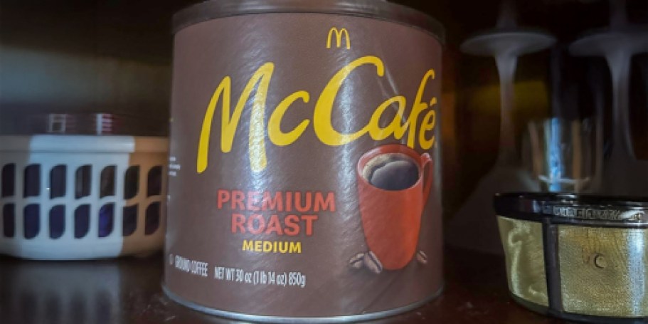 TWO McCafe 30oz Premium Roast Coffee ONLY $19.99 Shipped on Amazon – Just $10 Per Canister!